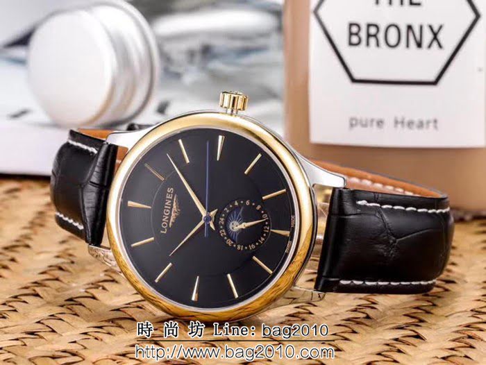 LONGINES浪琴 經典大三針 全自動機械 精品男士腕表 WSS1705